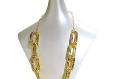 Ted Rossi Python Chain Link Necklace