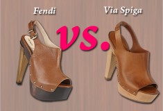 Who did it better? Fendi vs. Via Spiga Open-toed Platform Clogs