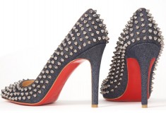 Haute or not: Christian Louboutin ‘Pigalle Spikes’ Denim Pumps