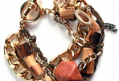 Vintage beads make a modern statement in the Dirty Librarian Chains ‘Adobe’ Bracelet
