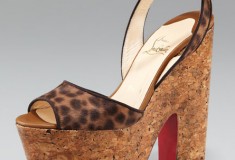 Look what’s back: the Christian Louboutin Super Dombasle Platform Sandal — now in leopard-print!