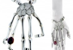 Anatomically chic: the Delfina Delettrez Skeleton Hand Bracelet