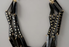 Haute bauble: Ashley Pittman Collection Kidogo Studded Horn Necklace