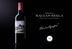 Karl Lagerfeld collaborates with Chateau Rauzan-Segla, the Chanel-owned winery, on limited-edition Grand Cru Classé bottle