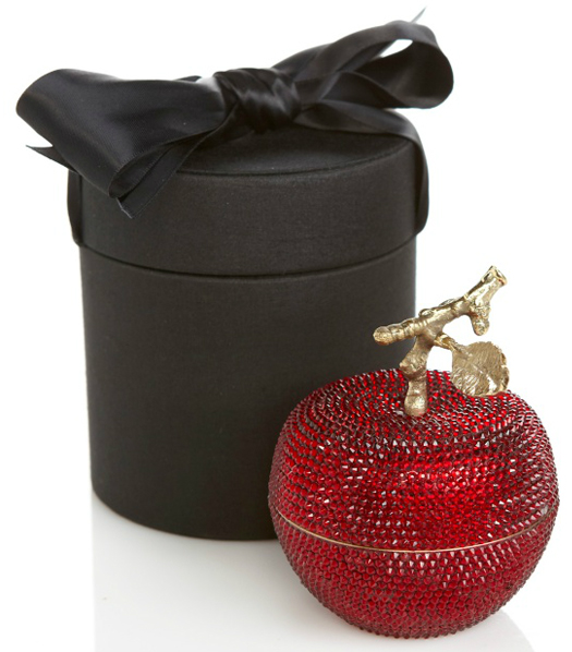 D.L. & Company Enchanted Apple Candle with Swarovski® Elements