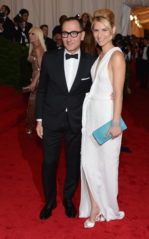 MET Gala 2012 Claire Danes in white gown