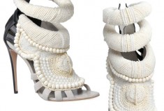 Get the Kanye West by Giuseppe Zanotti shoes, in all their beaded glory, at LUISAVIAROMA