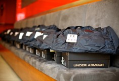 Glam & Under Armour blogger bootcamp at Exhale Spa: Under Armour sneakers & bags