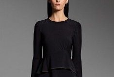 Narciso Rodriguez for DesigNation Tiered Peplum Top