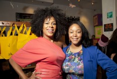 Valincia Saulsberry of "Chicagolicious" & Rochelle Graham of Alikay Naturals host event at SWING Harlem to support cervical cancer education