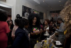 Guests at Alikay Naturals event at SWING Harlem to support cervical cancer education