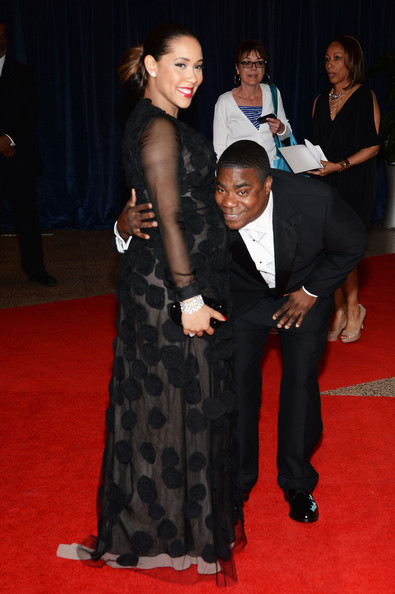 Megan Wollover and actor Tracy Morgan at the White House Correspondents' Association Dinner