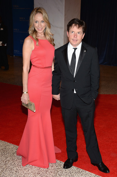 Tracy Pollan and Michael J. Fox at the White House Correspondents' Association Dinner
