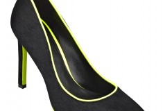 Cameron Silver For Nine West JACE pump in black yellow pony