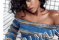 Balmain spring campaign ad featuring Rihanna