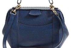 SJP by Sarah Jessica Waverly Leather Crossbody Bag in blue
