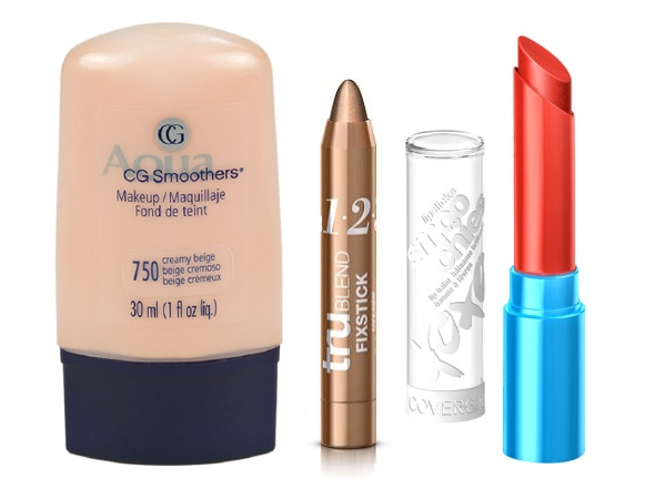 3 CoverGirl Drugstore Finds to Create a Flawless Face This Summer - Drugstore finds: CoverGirl CG Smoothers Liquid Foundation, truBlend Fixstick Concealer, Lipslicks Smoochies Lip Balm in Tweet Me