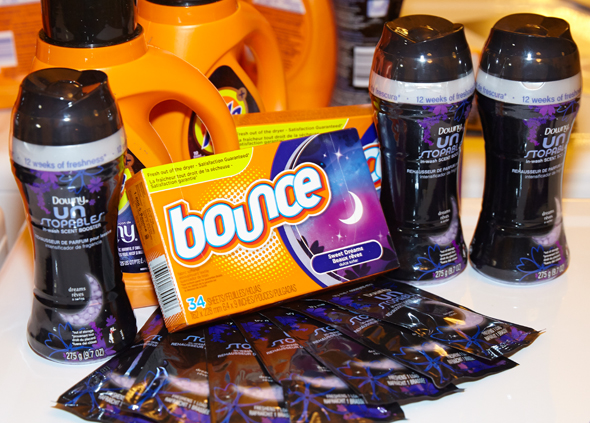 Tuck In. Turn Off. with the Tide, Downy & Bounce Sweet Dreams Collection