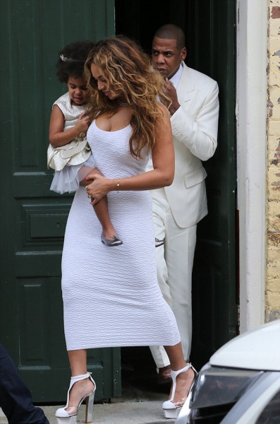 Beyonce, Jay-Z and Blue at Solange wedding