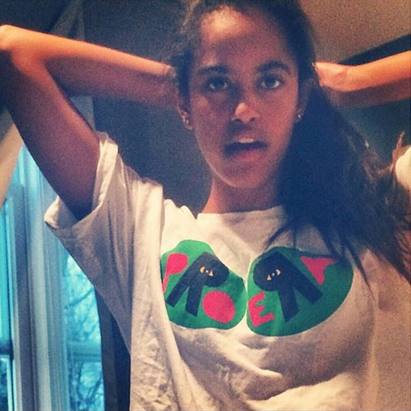 Malia Obama rocks Pro Era T-shirt
