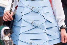 Marina Hoermanseder blue belted skirt