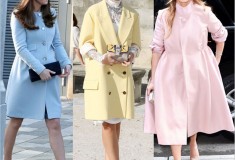 Pastel winter coats: Kate Middleton, Mira Duma and Jennifer Lopez