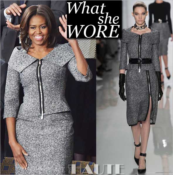 What She Wore: First Lady Michelle Obama in Michael Kors Fall 2013 Ready to Wear at the State of the Union address