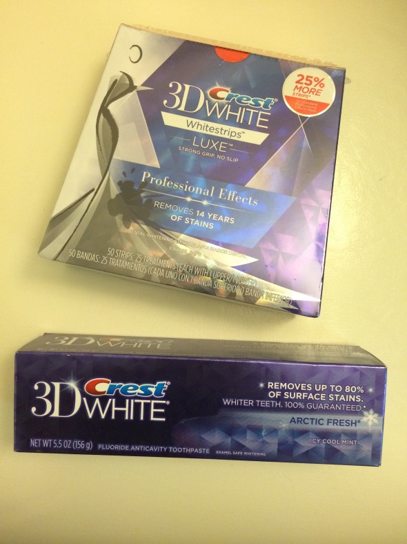 Crest Whitestrips Professional Effects, Crest 3D White Arctic Fresh toothpaste 5.5 oz