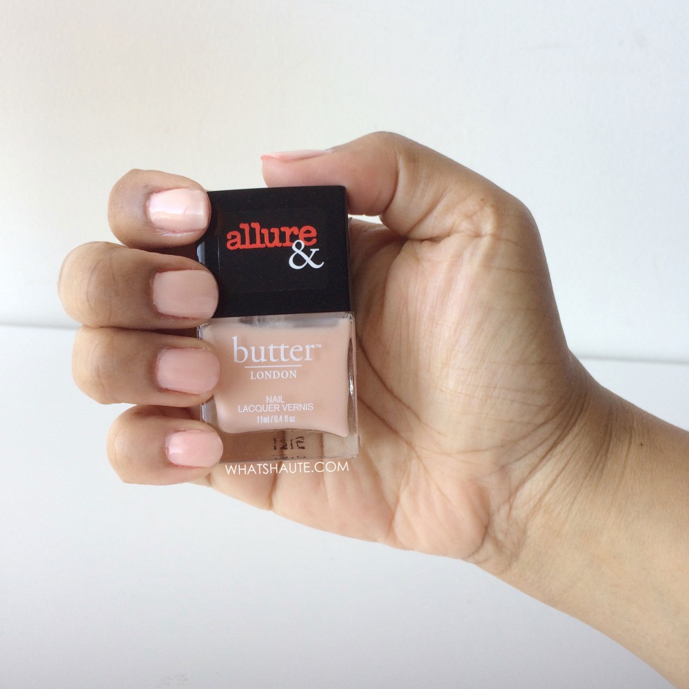 Mani Monday: Allure & butter LONDON Arm Candy Nude Stilettos Nail Lacquer