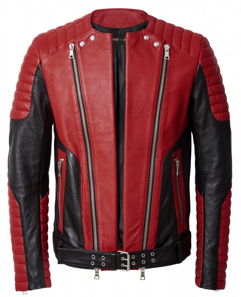 Balmain x H&M red and black men's jacket - Michael Jackson Thriller