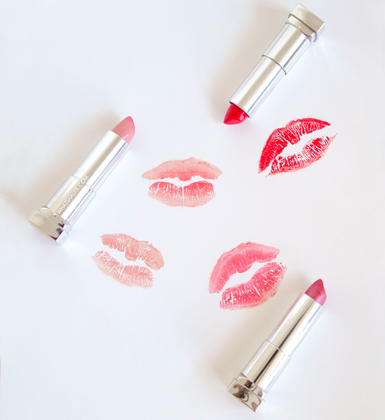 Valentine's Day beauty - Maybelline Color Sensational Lip Color - Born With It, Pink Wink, Are You Red-dy