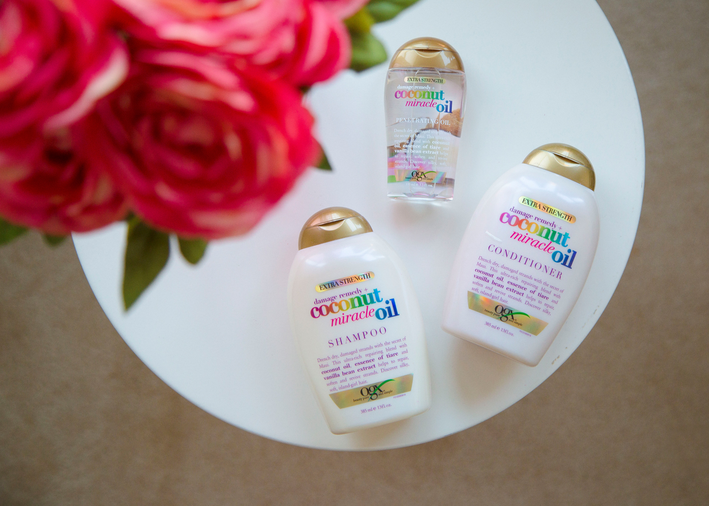 Getting My Hair In Summer Shape with the OGX Coconut Miracle Oil Collection