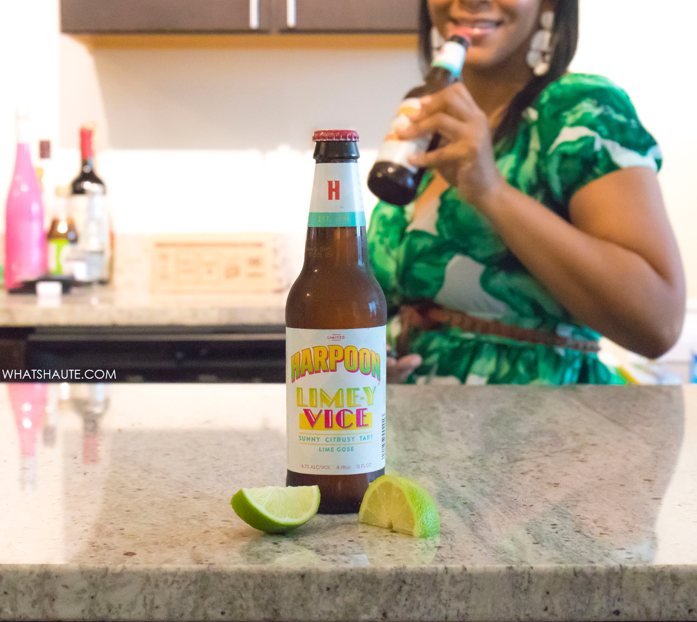 Harpoon Brewery Lime-y Vice Lime Gose style beer
