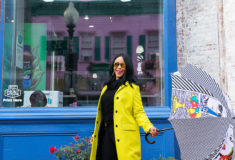 Bring Your Own Damn Sunshine with a Colorful Winter Coat