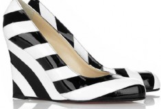 Christian Louboutin ‘Sing Sing’ Striped Wedges