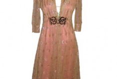 Cynthia Rowley Metallic Lace Dress