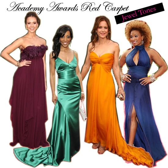 80th Annual Academy Awards - Jewel Tones on the Red Carpet