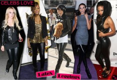 Celebs Love Latex Leggings