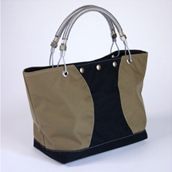 Hardware 'Shorty' Nylon Handbag