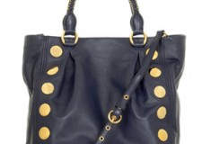 In the Navy: Miu Miu’s Studded Shoulder Bag