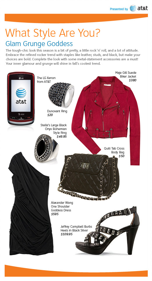 AT&T Wants to Know Which Style Are You - Glam Grunge Goddess?