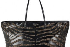 Fendi Zucca zebra-print tote