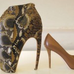 Alexander McQueen mega heels at London fashion week the armadillos British Vogue UK