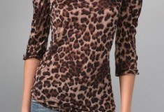 Torn by Ronny Kobo Print Gabby Top