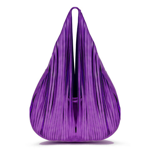Elle Nicole by Danielle Nicole Saloon fringe hobo bag orchid purple