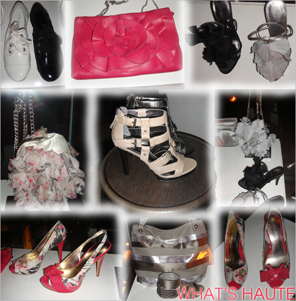 Spring 2010 black white pink shoes handbags and accessories at Nine West