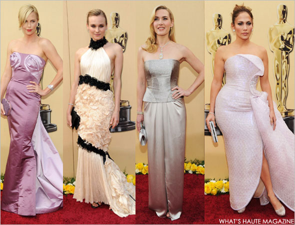 Academy Awards 2010 - red carpet fashion best and worst Charlize Theron Diane Kruger Kate Winslet Jennifer Lopez John Galliano Dior Chanel Haute Couture Armani Prive Atelier Yves Saint Laurent Stefano Pilati