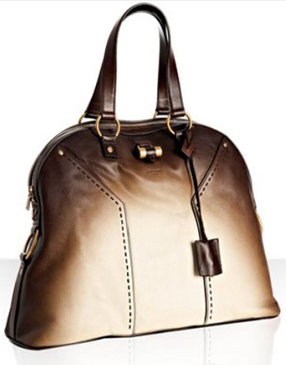 Bag Lust: Yves Saint Laurent brown ombr calfskin \u0026#39;Muse\u0026#39; extra ...  