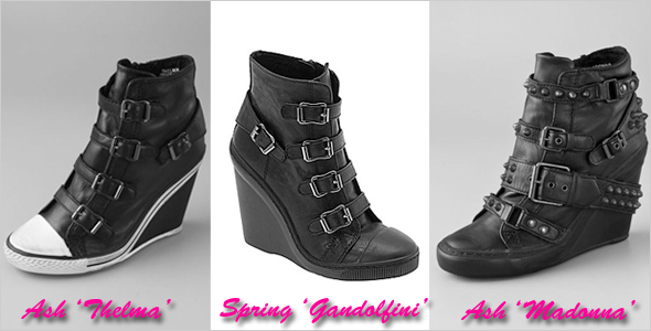 Who did it better: vs. Spring Shoes wedge sneaker - What's Haute™