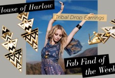 Haute find: House of Harlow 1960 Tribal Drop Earrings